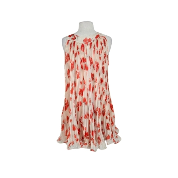 Miss Me MM Couture Poppy Print Accordian Pleated Dress - Picture 4 of 7